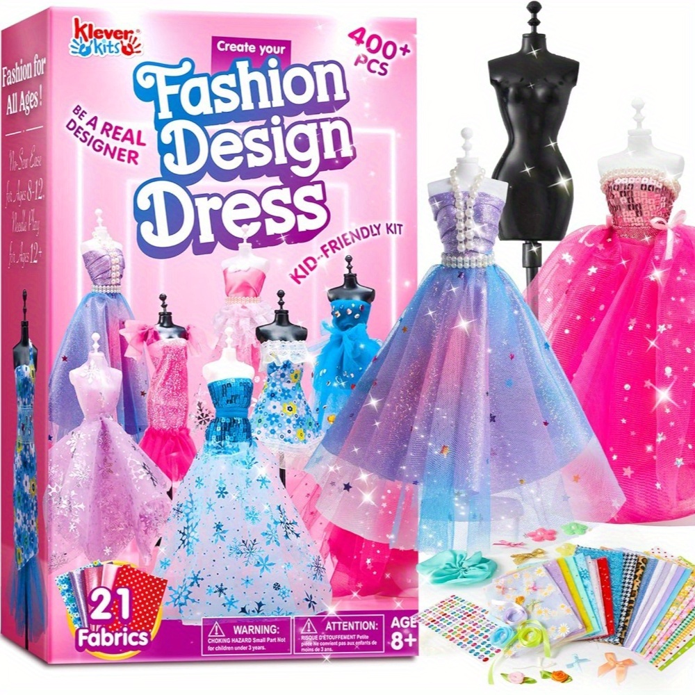 Art Craft Kits For Kids - JOYFY 400+PCS Fashion Design Crafts for