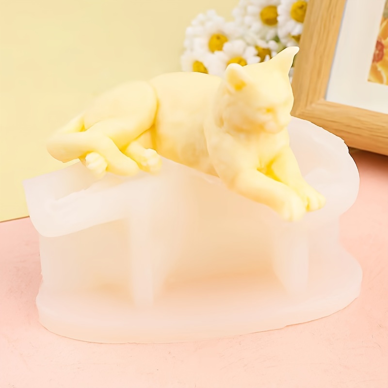 Art Craft Cat - Creative Silicone Cat Mold, 1Pc DIY