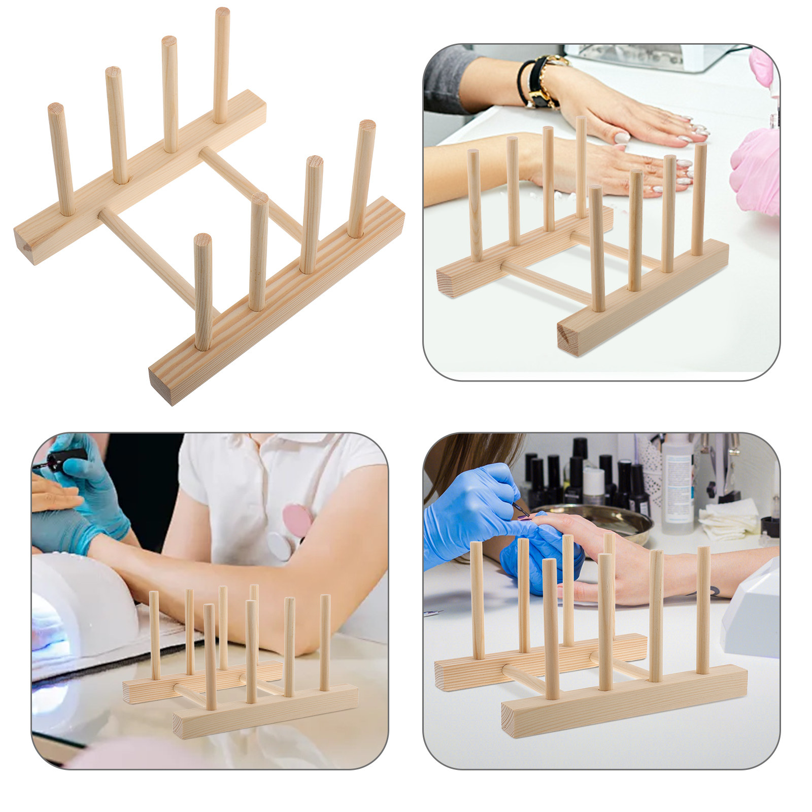 Exhibition Of Art And Craft - Nail Art Display Board Crafted from