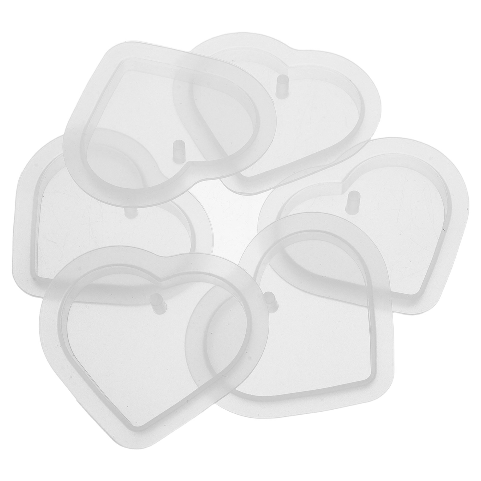 6Pcs Silicone Heart Resin Mold - огляд і ціна Art And Craft Valentine
