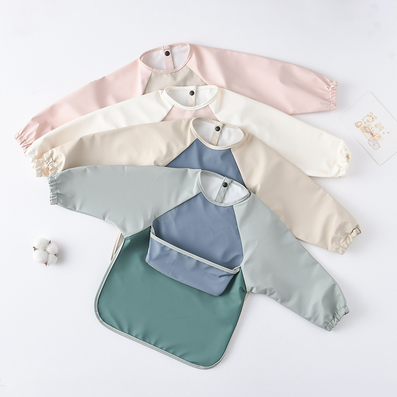 Kids Baby Long Sleeved PU Bibs - огляд і ціна Art Craft Kits For Kids