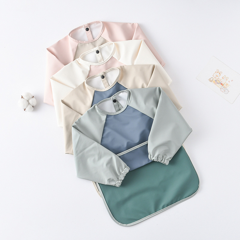 Kids Baby Long Sleeved PU Bibs - огляд і ціна Art Craft Kits For Kids