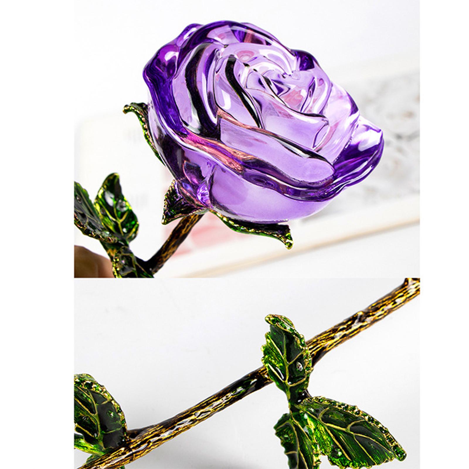Valentine Crystal Rose Flower  - огляд і ціна Art And Craft Valentine