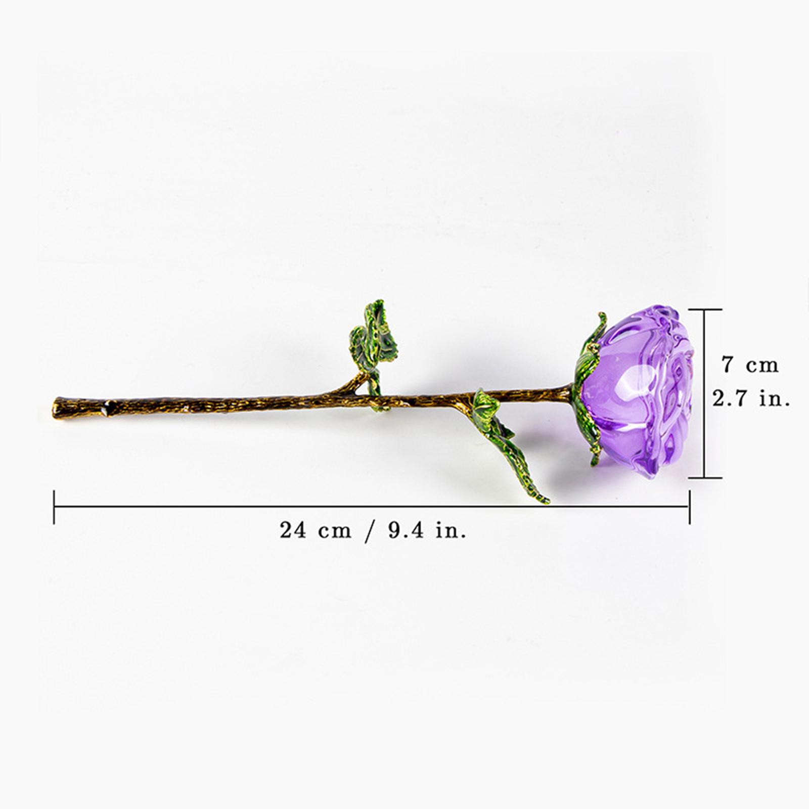 Valentine Crystal Rose Flower  - огляд і ціна Art And Craft Valentine