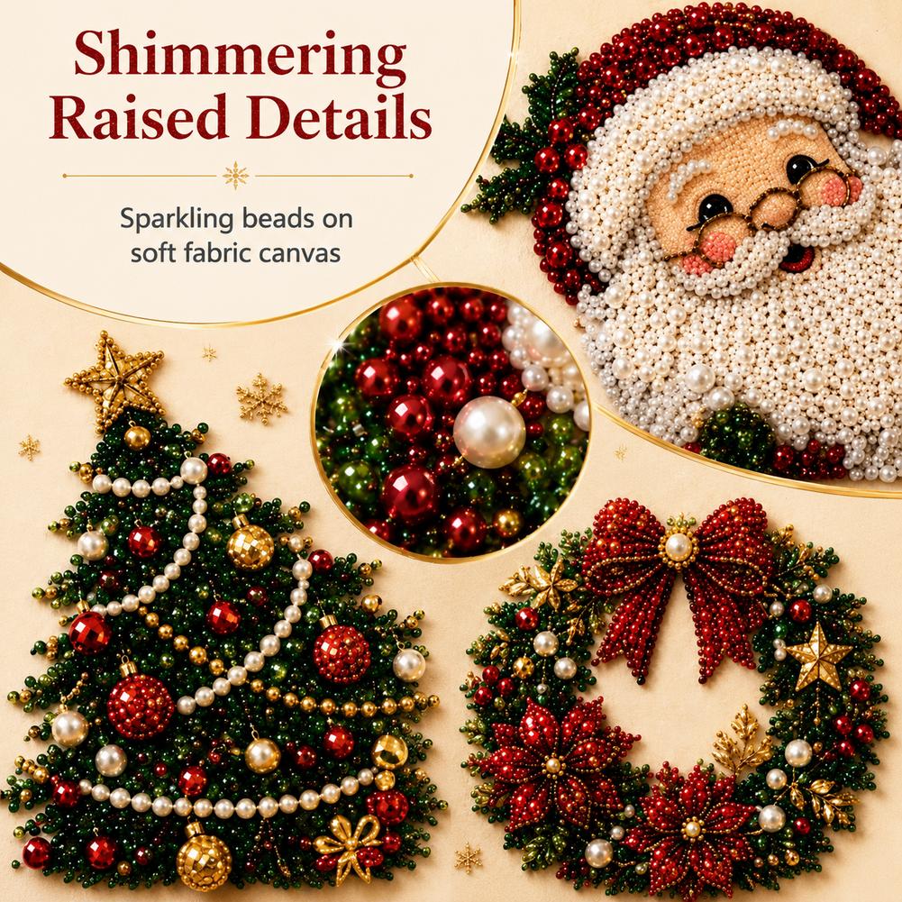 Christmas Santa Claus Pearl Ar - огляд і ціна Art Craft Kits For Kids
