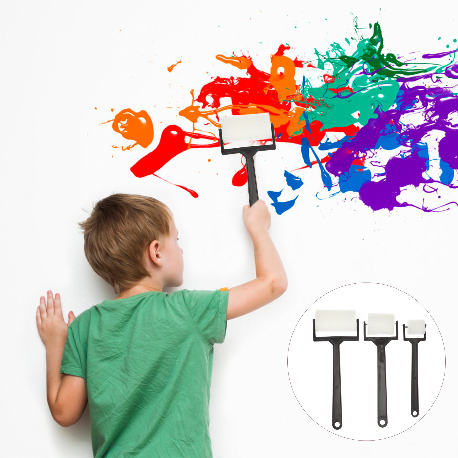 15Pcs Sponge Painting Brush Se - огляд і ціна Art Craft For Preschoolers