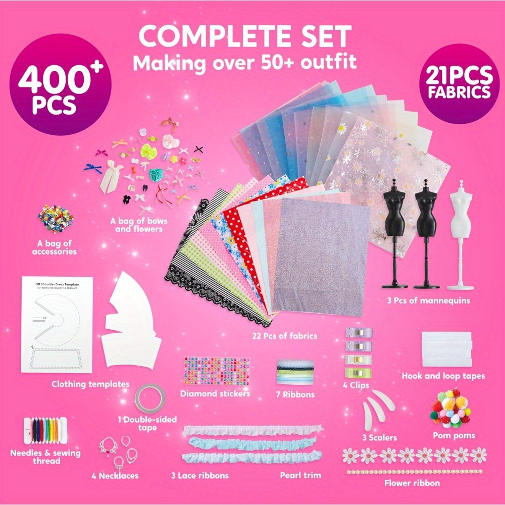 JOYFY 400+PCS Fashion Design C - огляд і ціна Art Craft Kits For Kids