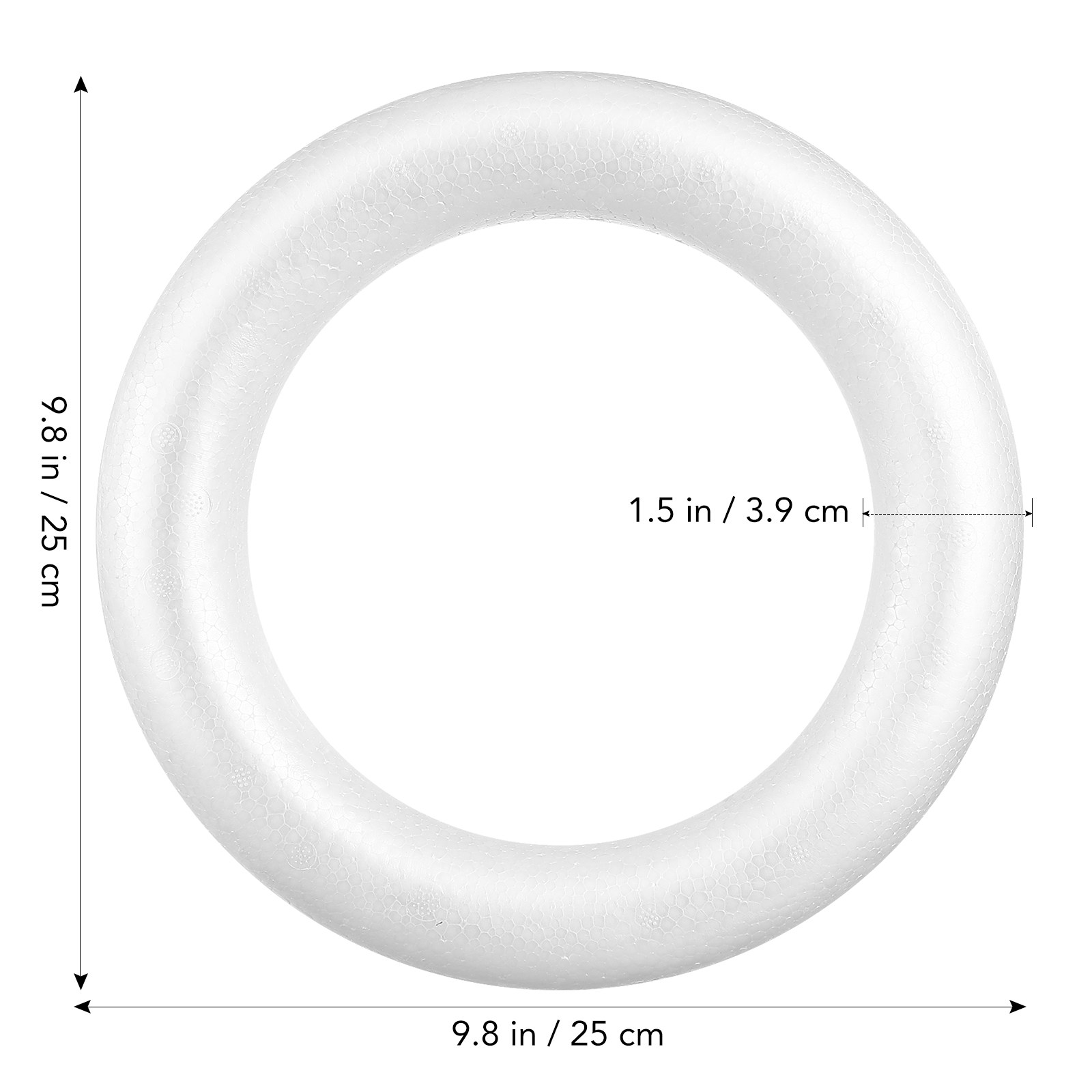 White Foam Rings 3Pcs DIY Craf - огляд і ціна Art And Craft Valentine