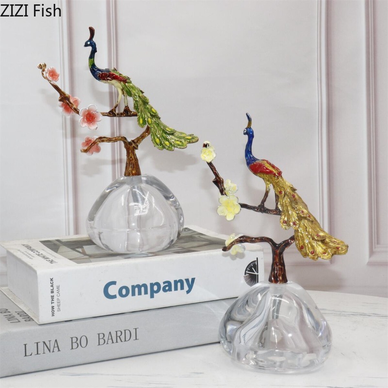 Creative Alloy Peacock Sculptu - огляд і ціна Exhibition Of Art And Craft