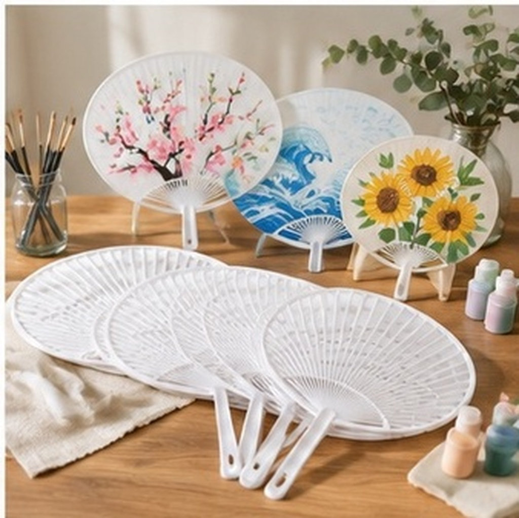 20Pcs Plastic Fan Skeletons fo - огляд і ціна Art Craft Event