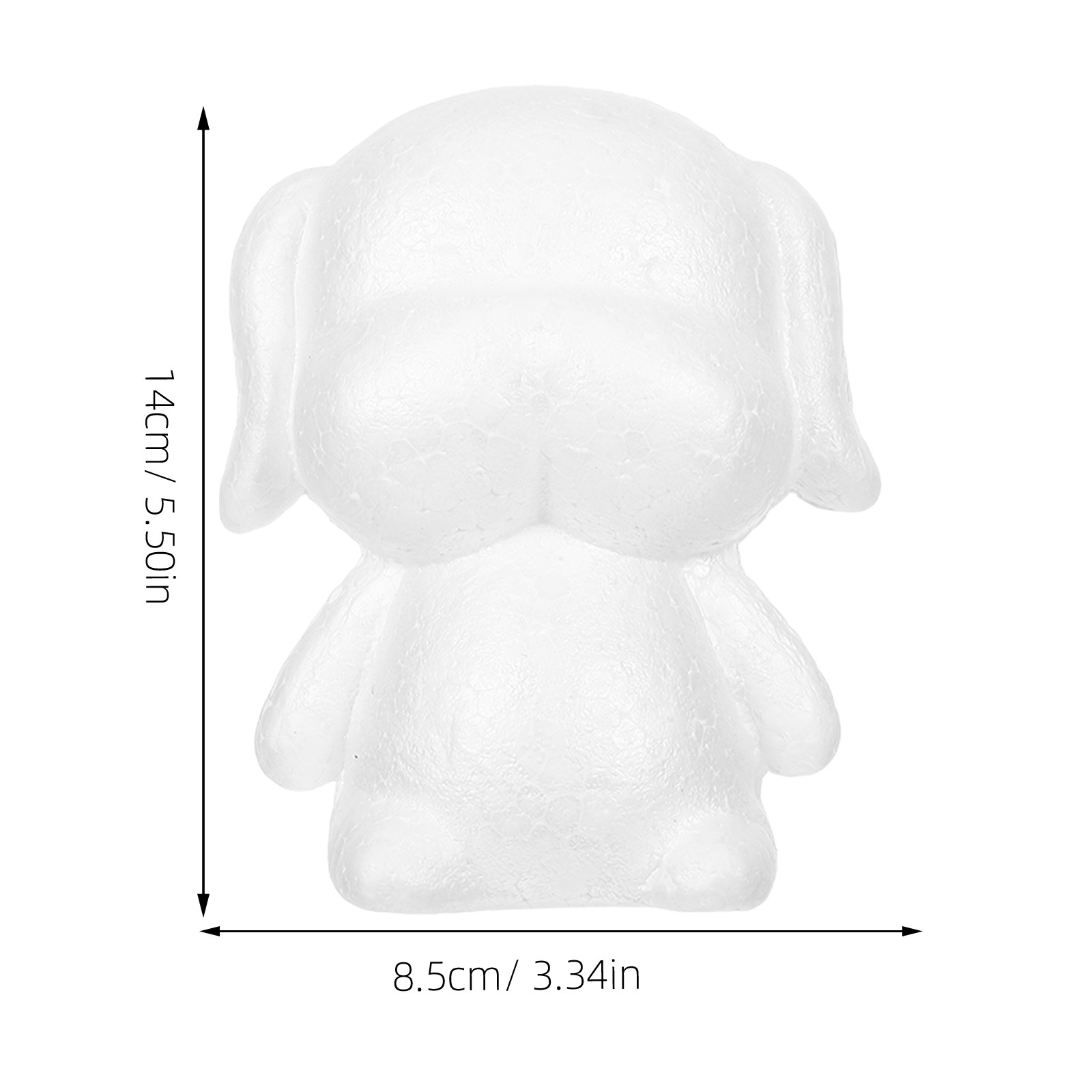 White Foam Puppy Models 3 Pack - огляд і ціна Art Craft Event