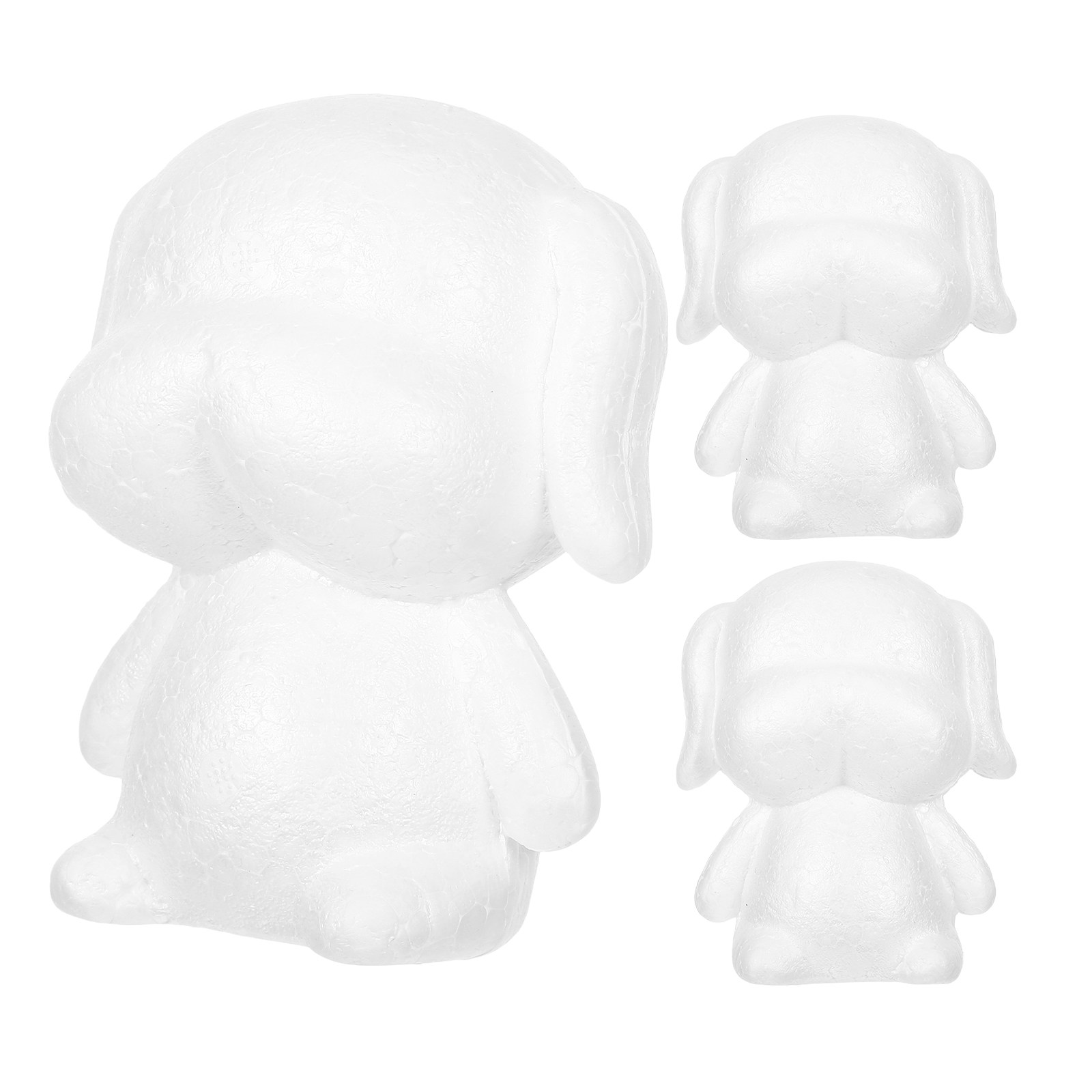 White Foam Puppy Models 3 Pack - огляд і ціна Art Craft Event