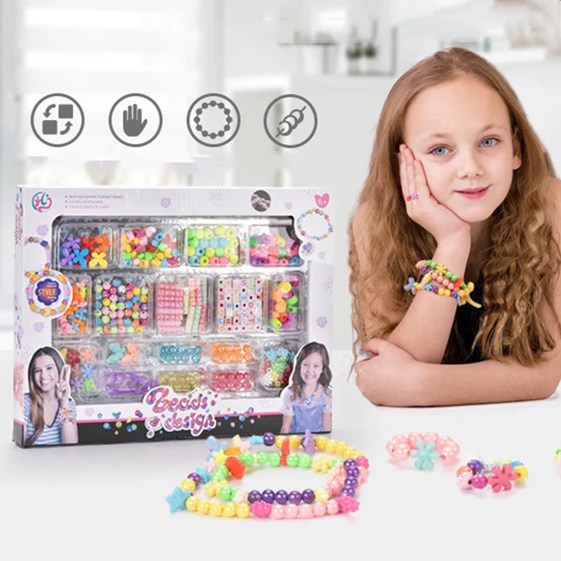 Girls DIY Bead Set Jewelry Mak - огляд і ціна Art Craft Kits For Kids