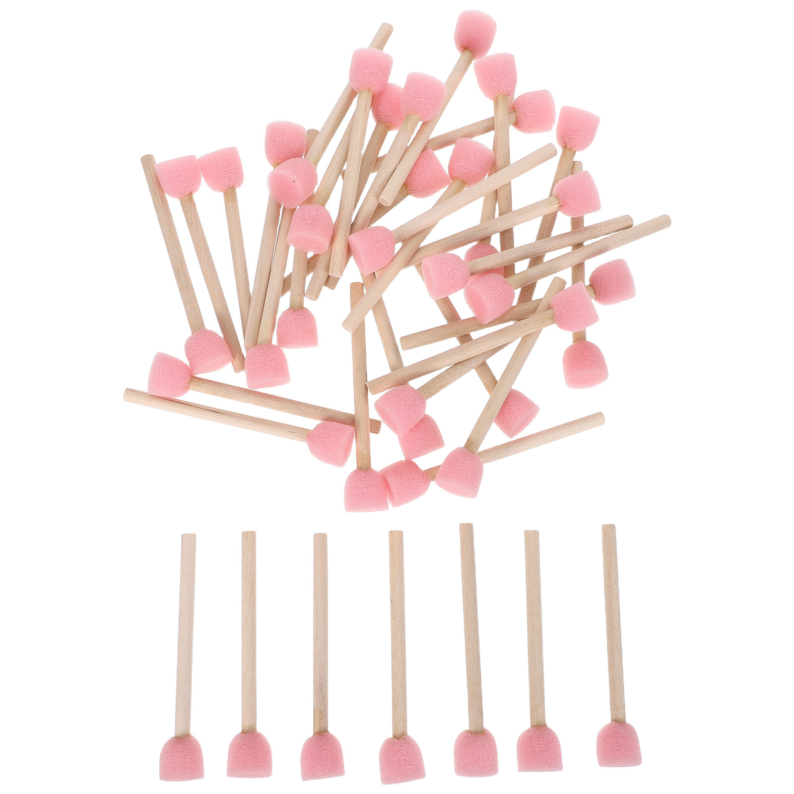 Round Sponge Brushes 40 Piece  - огляд і ціна Art Craft For Preschoolers