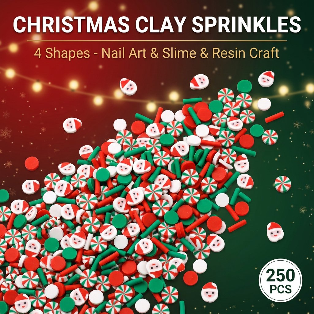 250pcs Christmas Polymer Clay  - огляд і ціна Art Craft Event