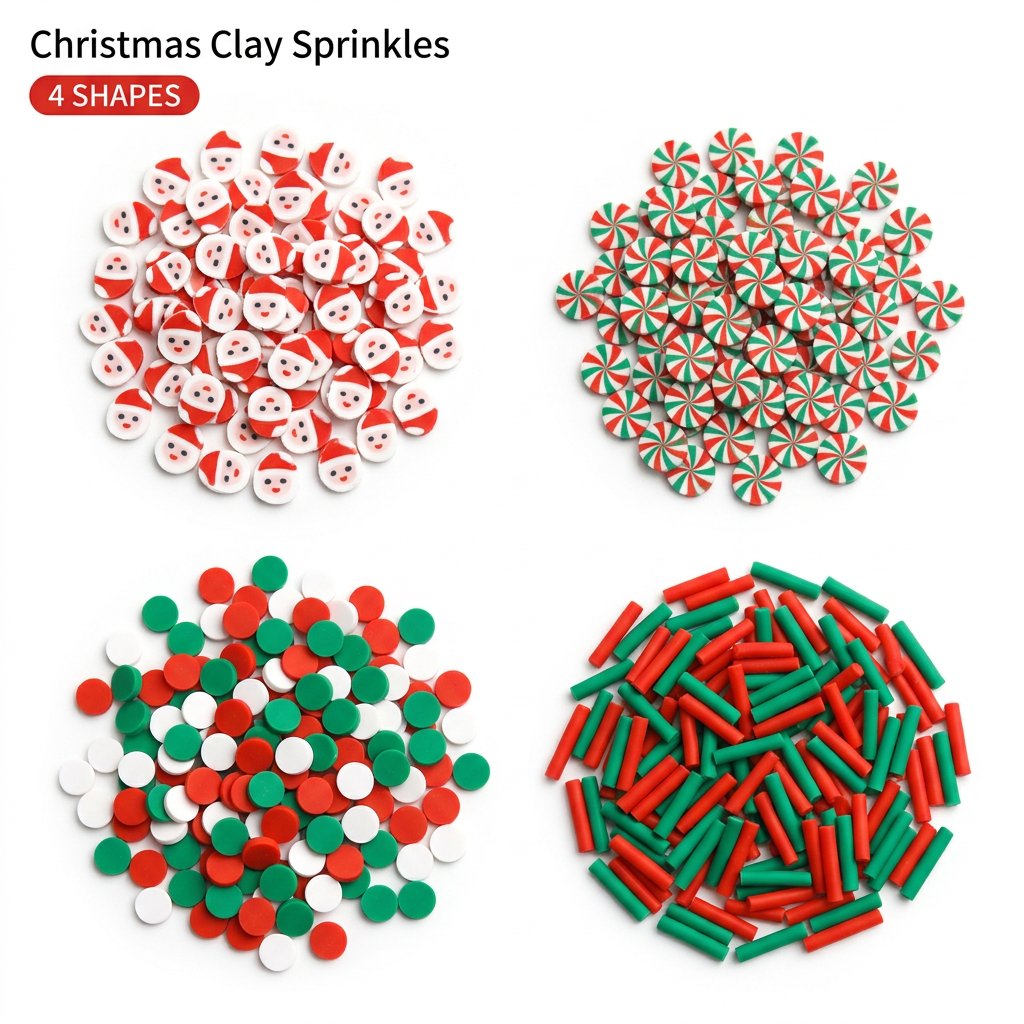 1500pcs Christmas Clay Sprinkl - огляд і ціна Art Craft Event