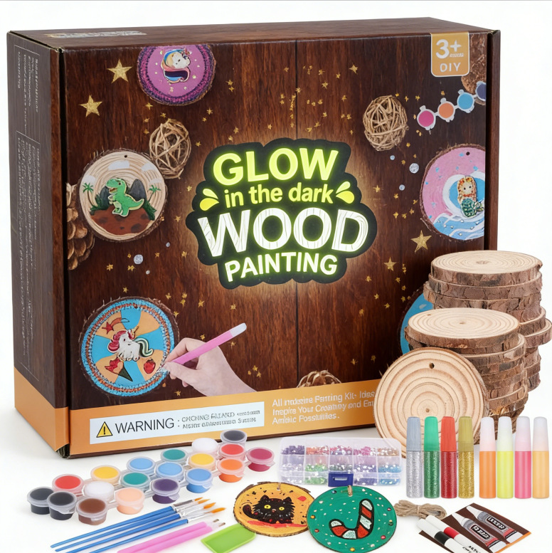 Kids Glow in Dark Wood Paintin - огляд і ціна Art Craft Kits For Kids