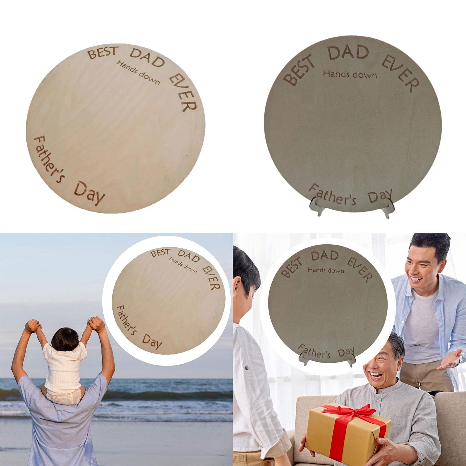 DIY Handprint Wood Sign Orname - огляд і ціна Art And Craft For Father'S Day