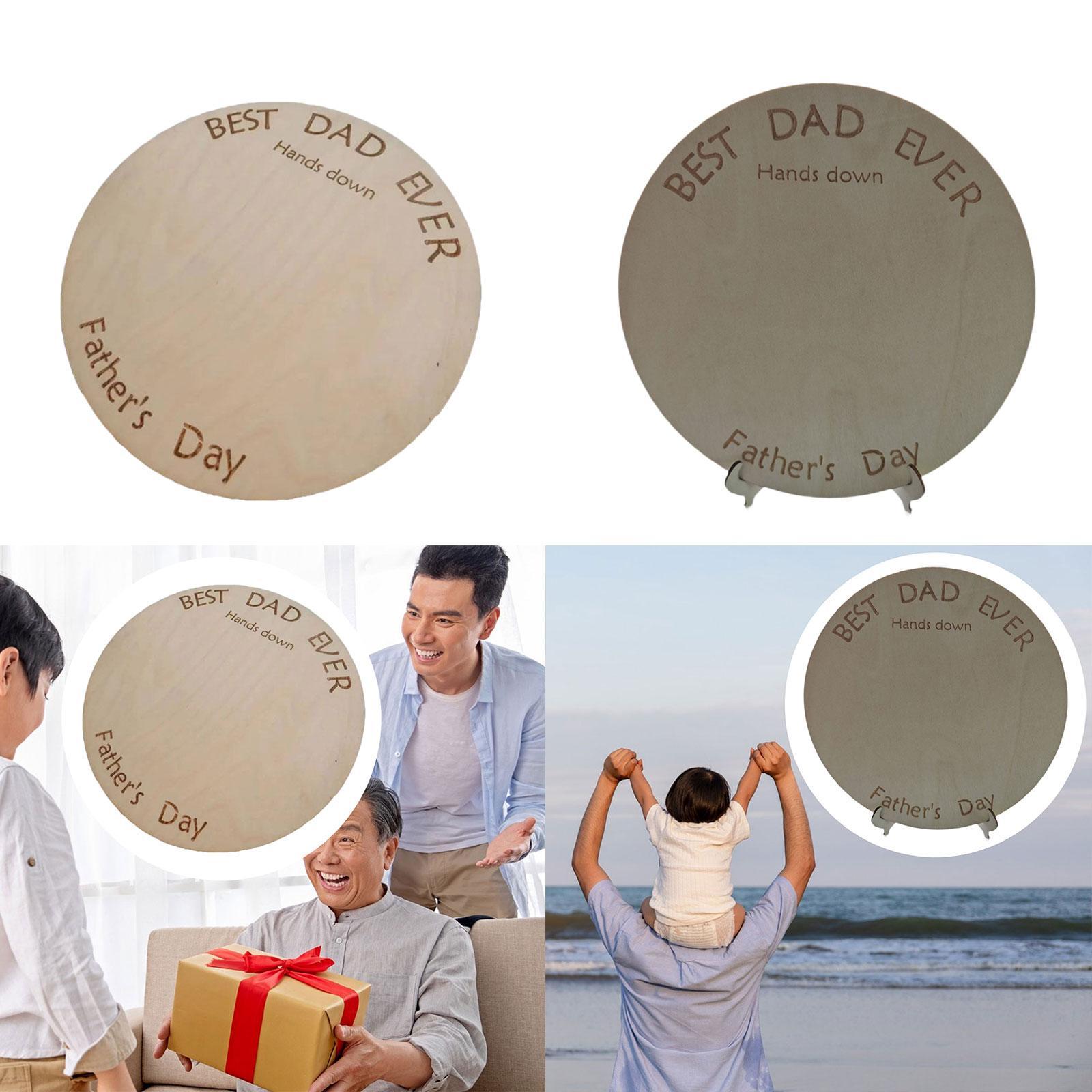 DIY Handprint Wood Sign Orname - огляд і ціна Art And Craft For Father'S Day