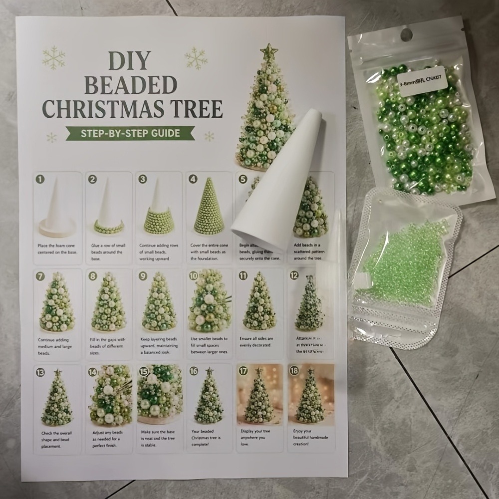DIY Beaded Christmas Tree Kit, - огляд і ціна Art Craft Kits For Kids
