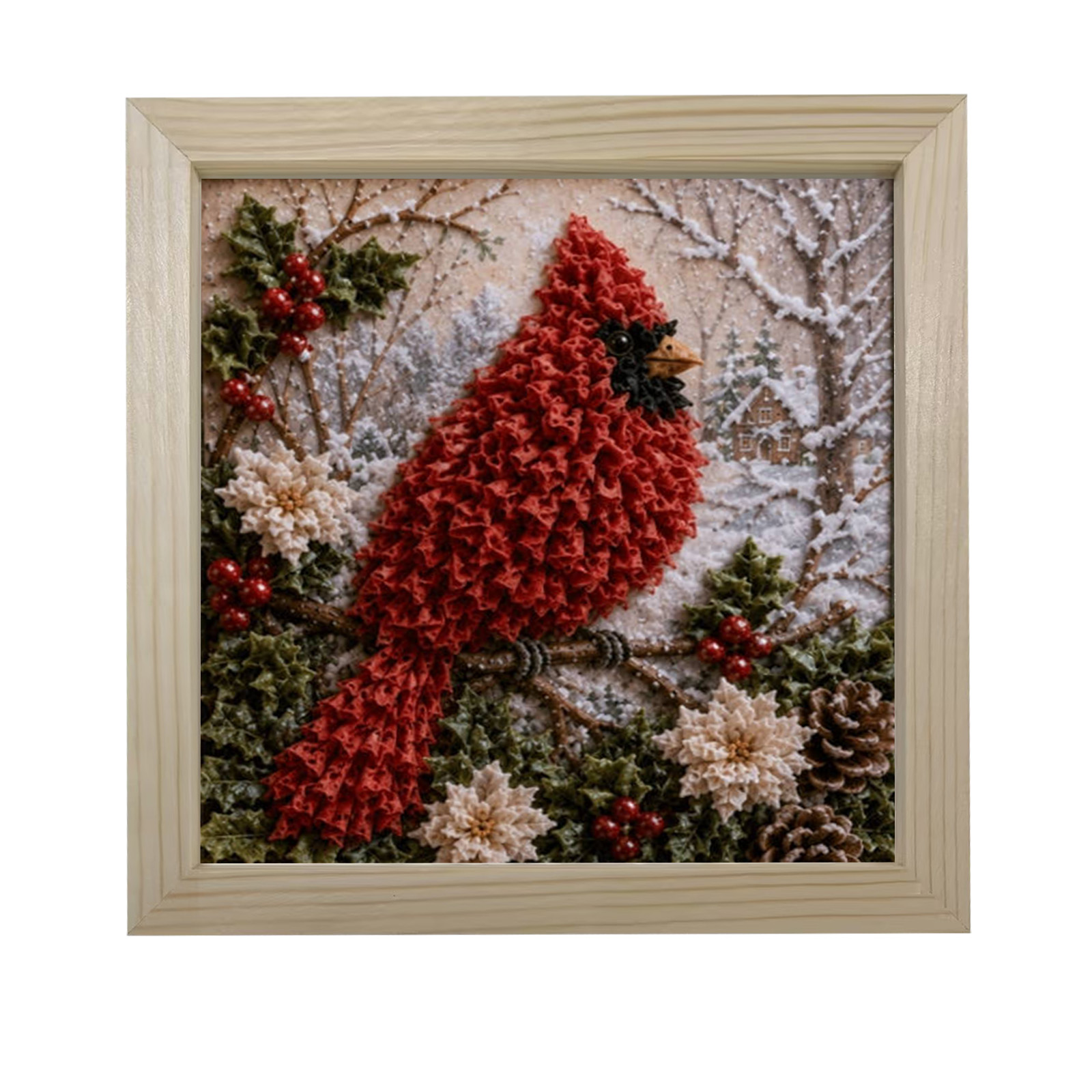 3D Christmas Fabric Poke Craft - огляд і ціна Art Craft Event