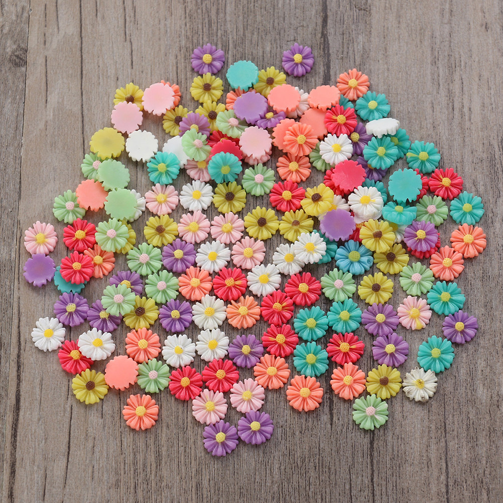 200Pcs 13Mm Resin Daisy Flower - огляд і ціна Art Craft Stationery
