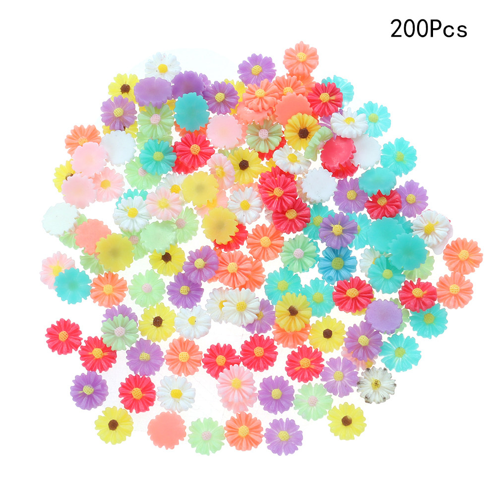 200Pcs 13Mm Resin Daisy Flower - огляд і ціна Art Craft Stationery