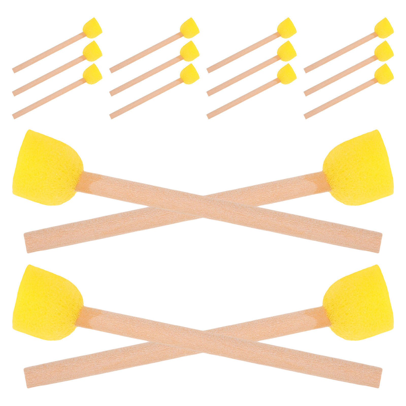 80Pcs Round Sponge Paint Brush - огляд і ціна Art Craft For Preschoolers