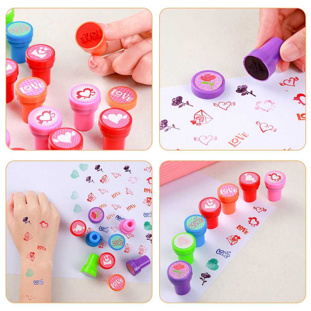 20pcs Love Seal Stamps Cute Ca - огляд і ціна Art And Craft Valentine
