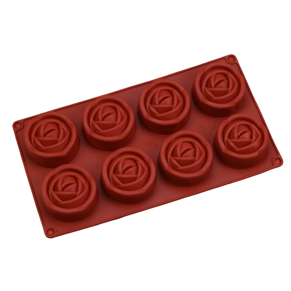 8 Cavity 3D Rose Flower Silico - огляд і ціна Art Craft Ice Cream