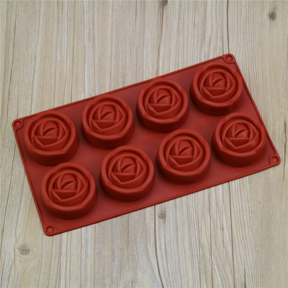 8 Cavity 3D Rose Flower Silico - огляд і ціна Art Craft Ice Cream