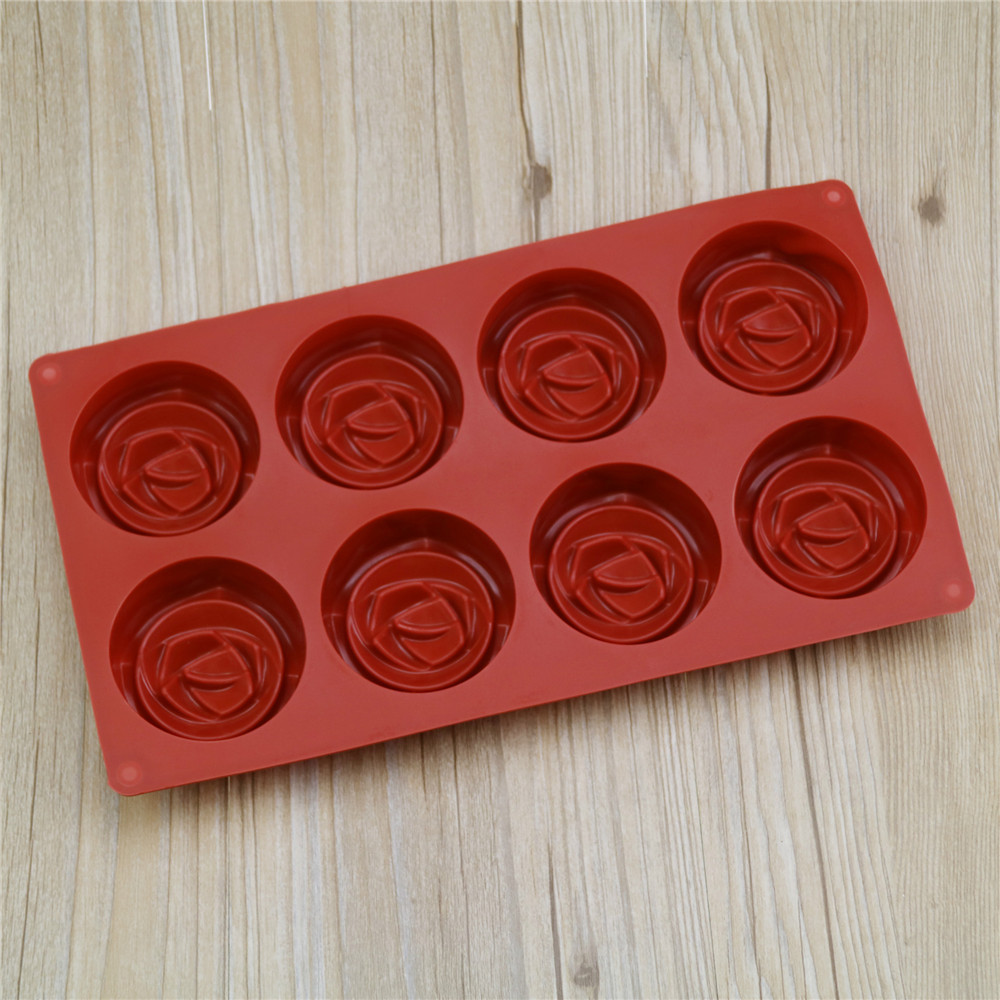 8 Cavity 3D Rose Flower Silico - огляд і ціна Art Craft Ice Cream