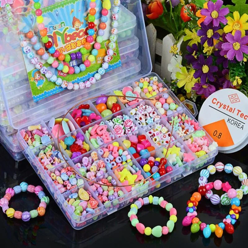 Girls DIY Bead Set Jewelry Mak - огляд і ціна Art Craft Kits For Kids