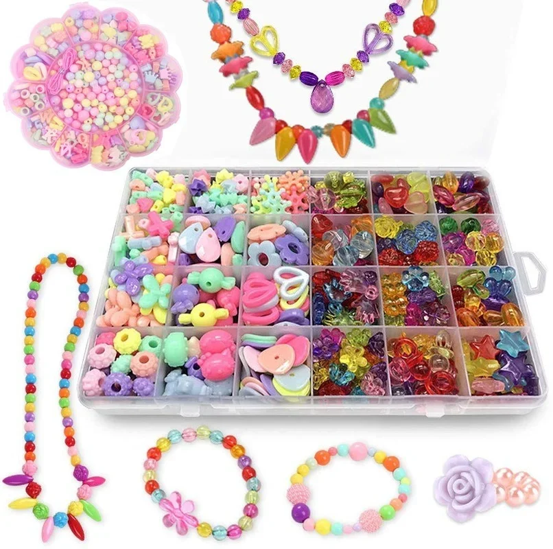 Girls DIY Bead Set Jewelry Mak - огляд і ціна Art Craft Kits For Kids