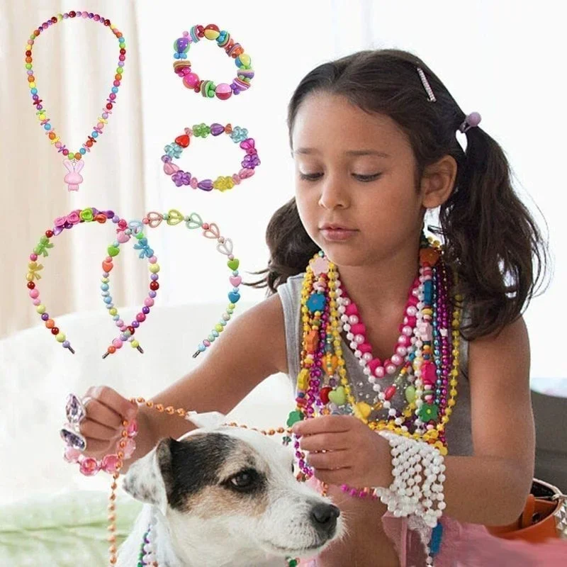 Girls DIY Bead Set Jewelry Mak - огляд і ціна Art Craft Kits For Kids
